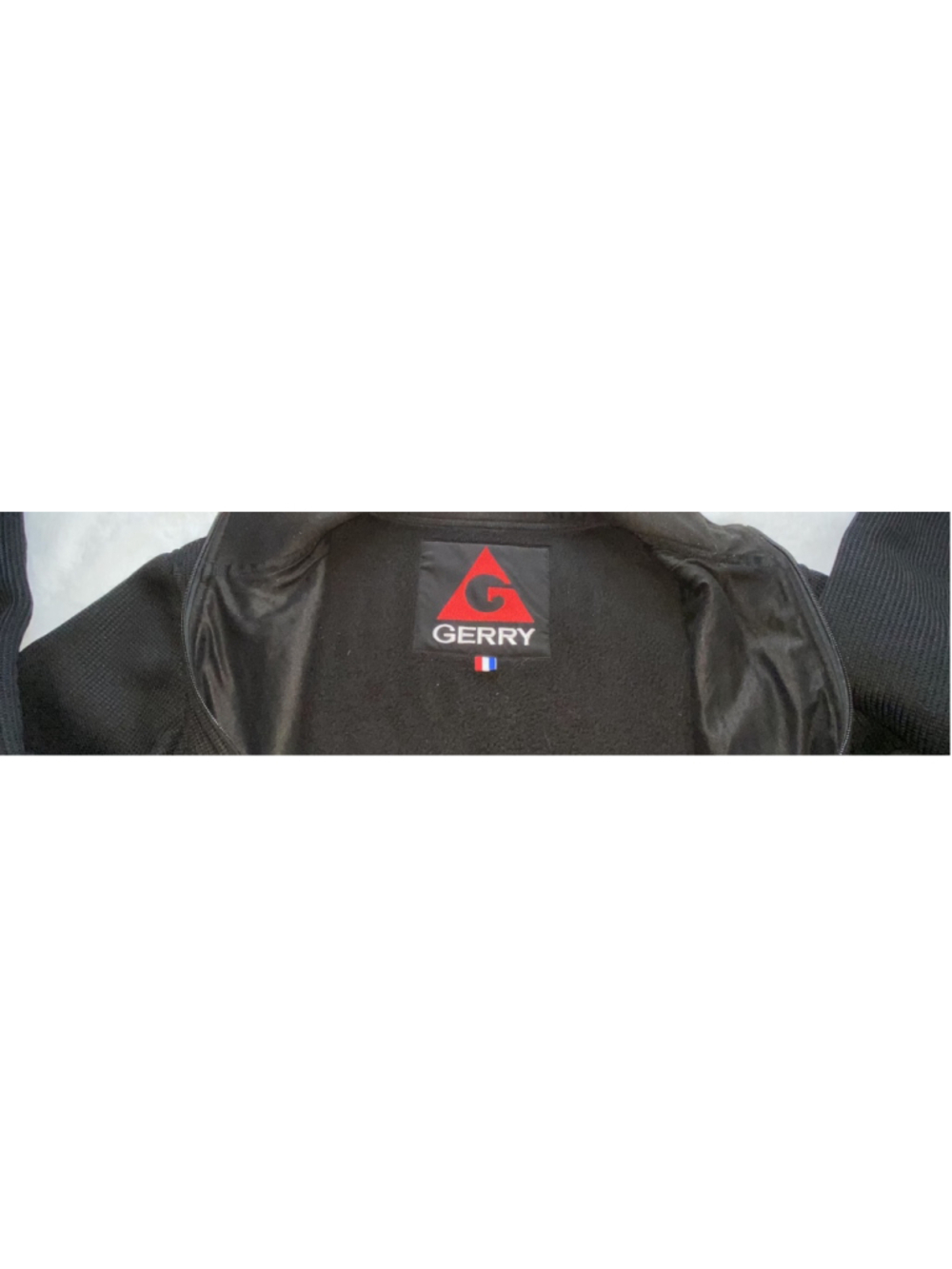 Gerry Jacket Mens 2X Black Waffle Knit Ribbed Fleece Lined Basecamp Gorpcore - Picture 5 of 8